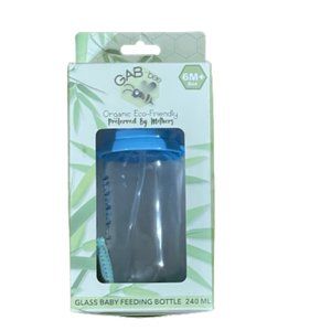EZ-On BaBeez™ - GAB Bee™ - Single Glass Feeding Bottle - 240m/8oz